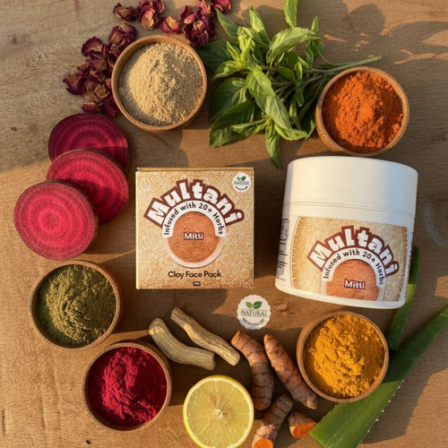 Multani mitti Infused with Herbs Face Pack